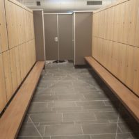 changing room bench