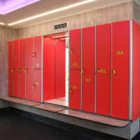 changing room bench